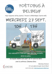 Bibliothèque - Poétobus à Belbeuf