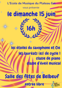 Spectacle de l'Ecole de Musique
