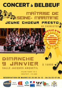 ANNULE - Concert de la Maitrise de Seine-Maritime