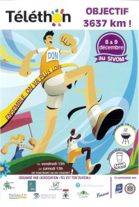 Téléthon - Objectif 3637 km