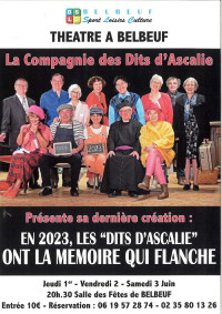 Spectacle de théâtre avec "Les Dits d'Ascalie"