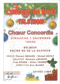 Concert de NOEL du Choeur CONCORDIA