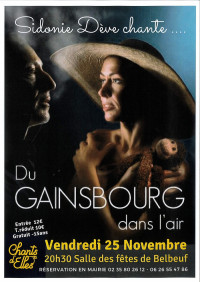 Sidonie DEVE chant du "Gainsbourg dans l'air"