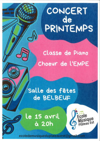 Concert de Printemps de l'Ecole de Musique