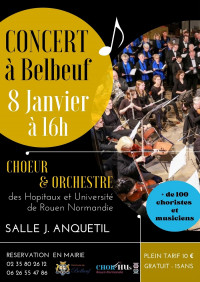 Concert des Choeur et Orchestre du CHU " CHOR'Hus "