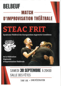 "Match d'improvisation théatrale" à Belbeuf