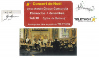 Concert de NOEL du Choeur CONCORDIA