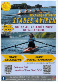 Stage Aviron