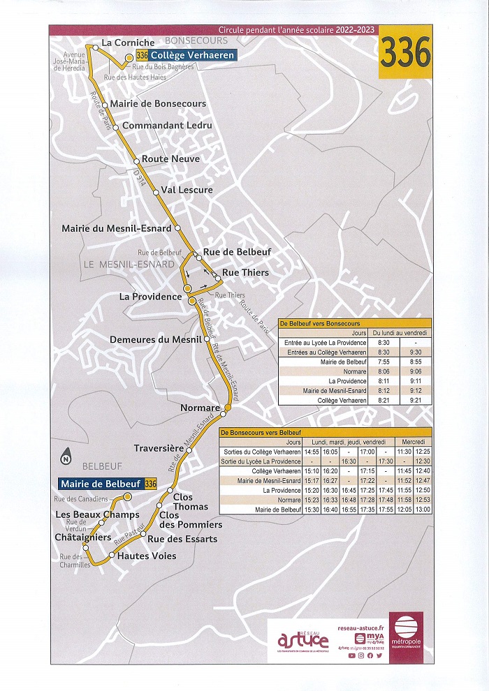 Calaméo - Horaires de bus du 09 avril au 07 Juillet 2022